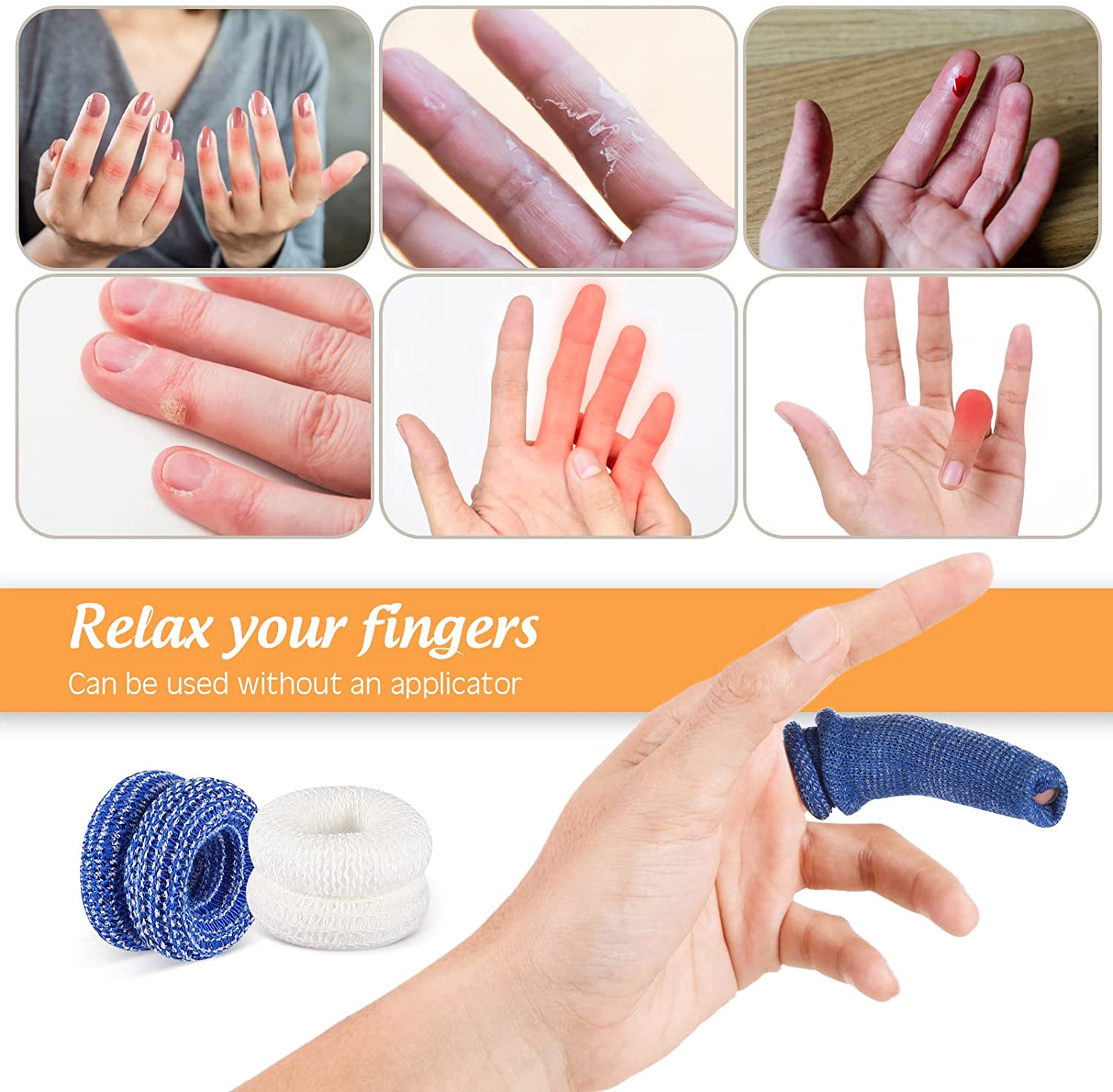 Bleu FingerBobs Finger Bob Bandage