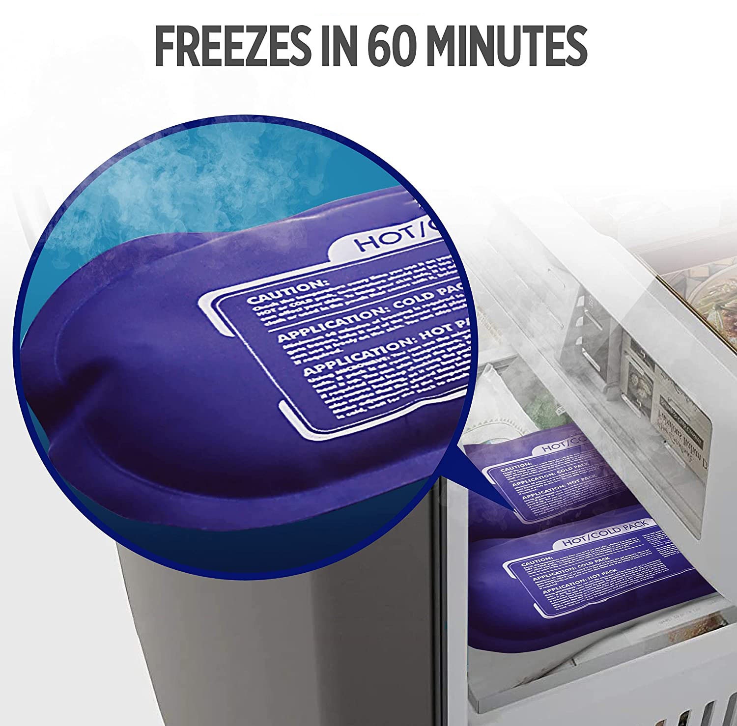 Pack chaud et froid en gel flexible réglable pour la récupération des blessures