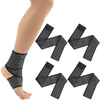 Bandage de soutien élastique à long sports de compression réglable pour la stabilisation du ligament