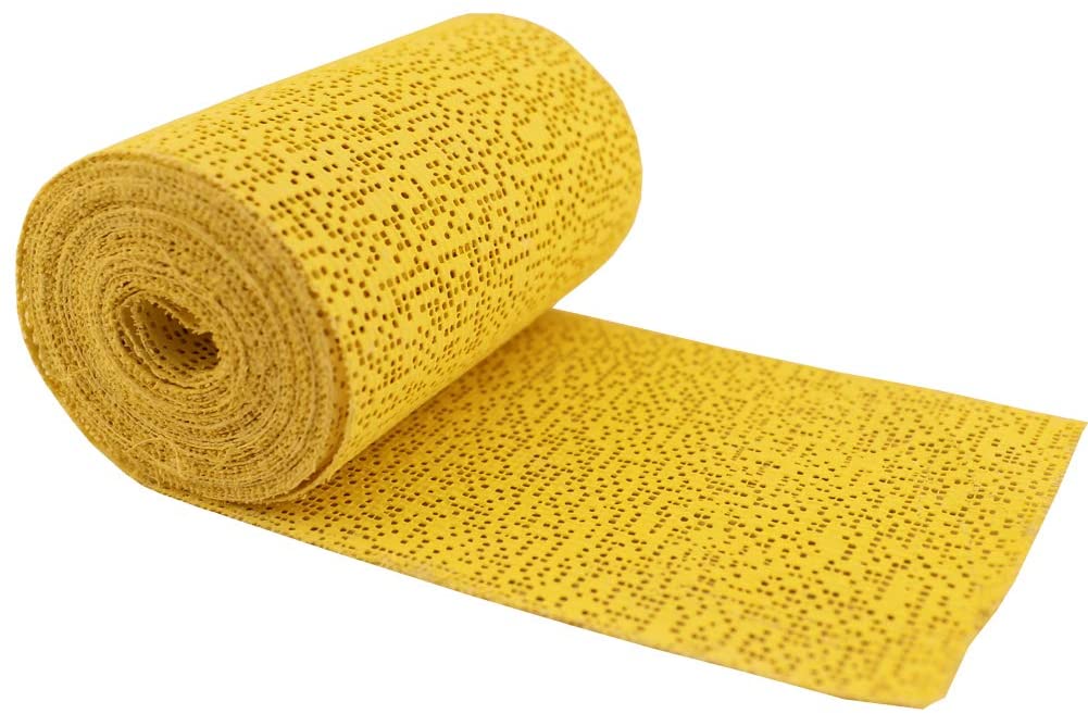Rouleaux de bandages de sport en tissu de plâtre jaune pour l'art