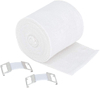 Bandages de sport en coton élastique blanc confortable avec clip