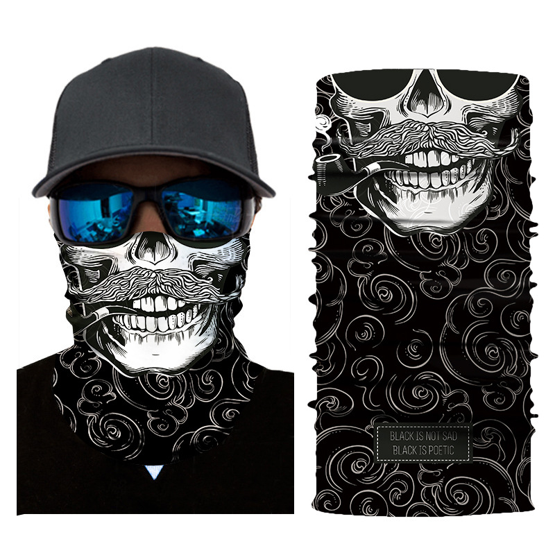 Masque de cyclisme de coton élastique multifonctionnel de mode