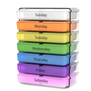 Travel Daily Weekly Prescription Vitamin Organizer
