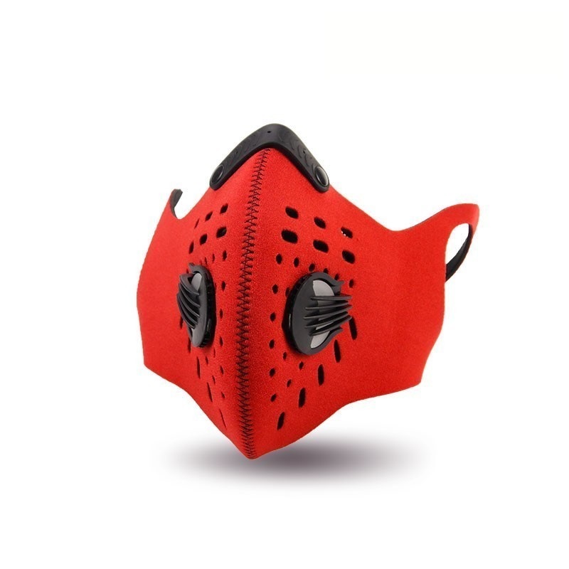 Masque de cyclisme perrutable réutilisable à vent réutilisable avec des poursuites